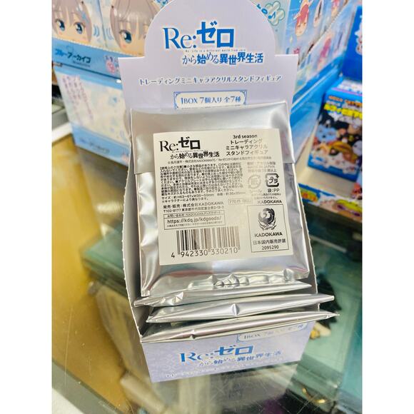 Re: Zero Starting Life In Another World 3rd Season Mini Acrylic Stand Figures - Picture 3 of 4